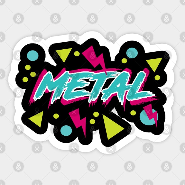 80s Ironic Hipster Metal Sticker by isstgeschichte